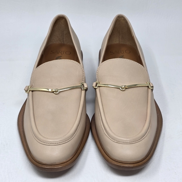 Franco Sarto Women's EDA Classic Slip on Loafer Oyster Beige Size 8.5M New - Picture 7 of 10